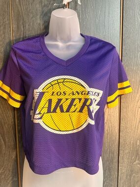 💜 Los Angeles Lakers Cropped Jersey 💛